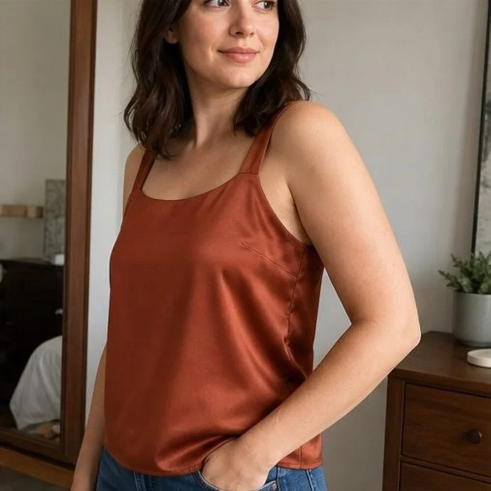 Cream Pleated Blouse